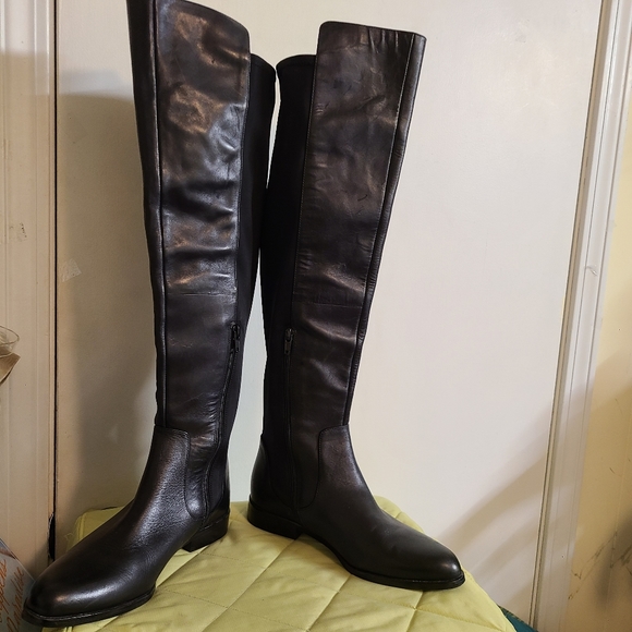 Clarks Shoes - Clarks Bizzy Girl Tall Riding Boot Leather